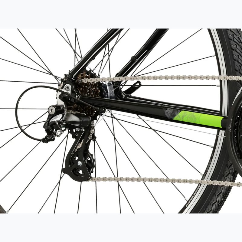 Крос велосипед KROSS Evado 2.0 black/green 6