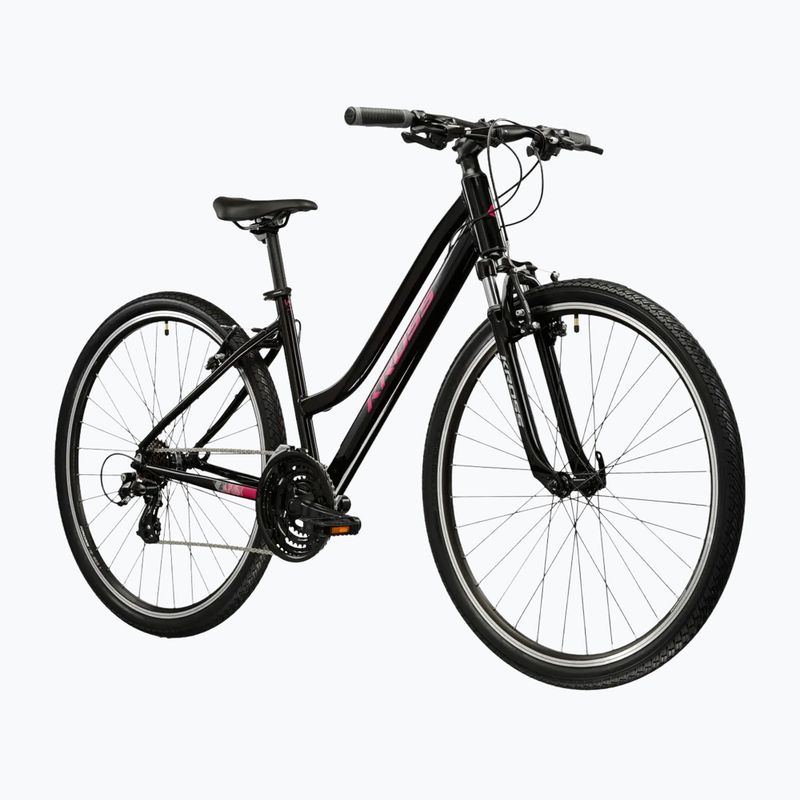 Дамски крос велосипед KROSS Evado 2.0 W black/pink 2
