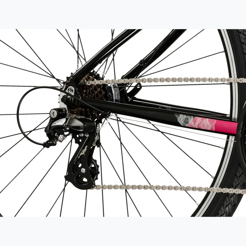 Дамски крос велосипед KROSS Evado 2.0 W black/pink 7