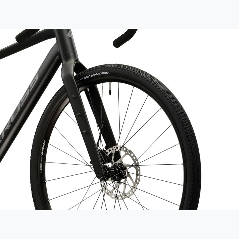 Гравел велосипед KROSS Esker 1.0 black/graphite/matte 7