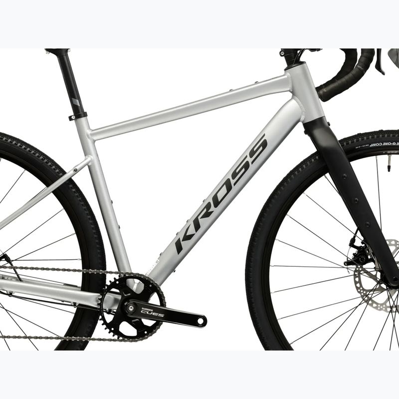 Гравел велосипед KROSS Esker 1.0 grey/graphite/matte 12