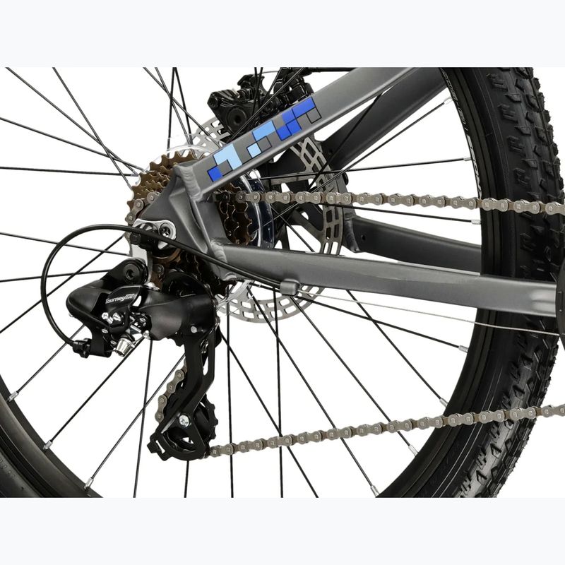 Детски велосипед KROSS Dust Jr 1.0 Dsc gray/navy blue/matte 6