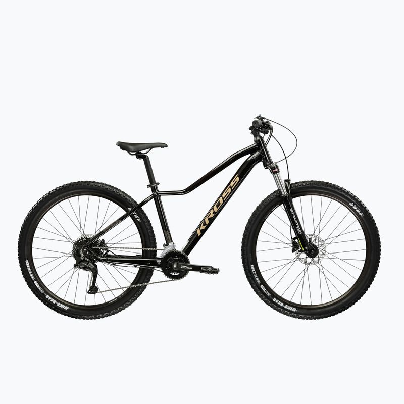 Дамски планински велосипед KROSS Lea 5.0 27.5“ black/golden/shiny