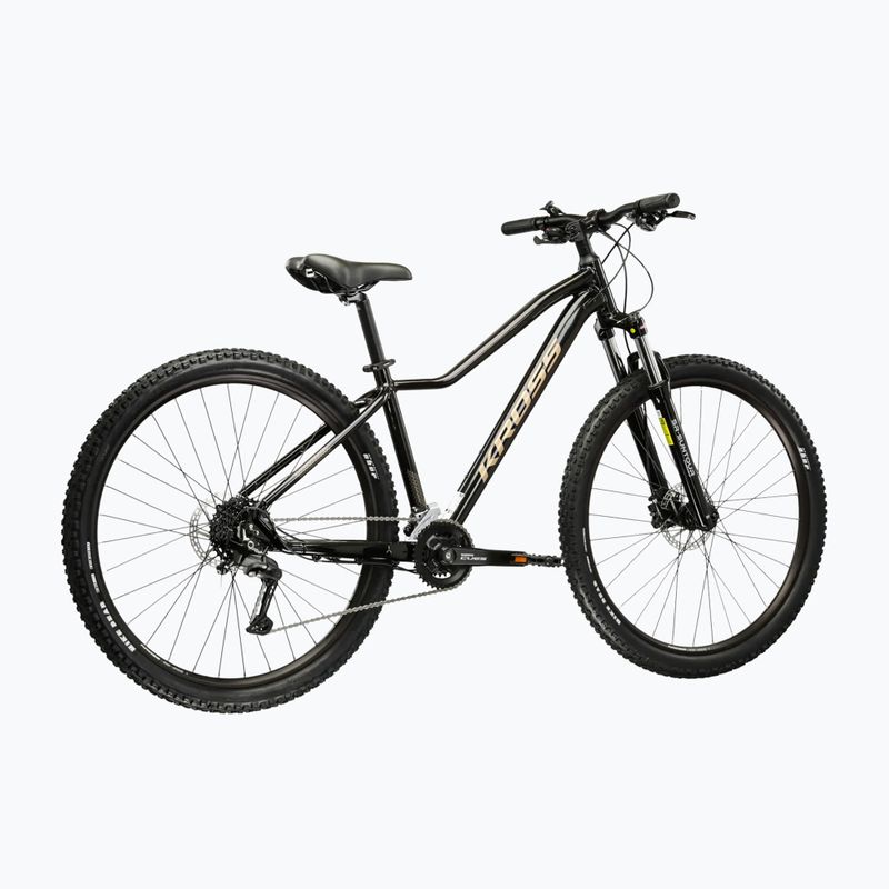 Дамски планински велосипед KROSS Lea 5.0 27.5“ black/golden/shiny 3