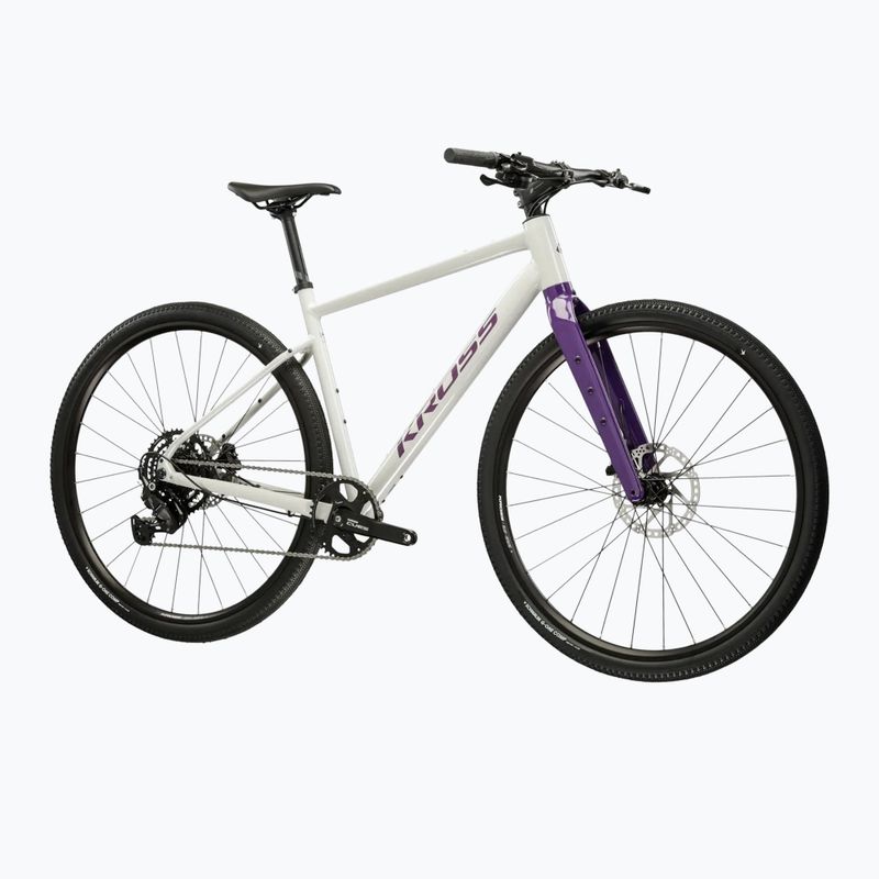 Гравел велосипед KROSS Esker 1.0 FL grey/purple/gloss 2