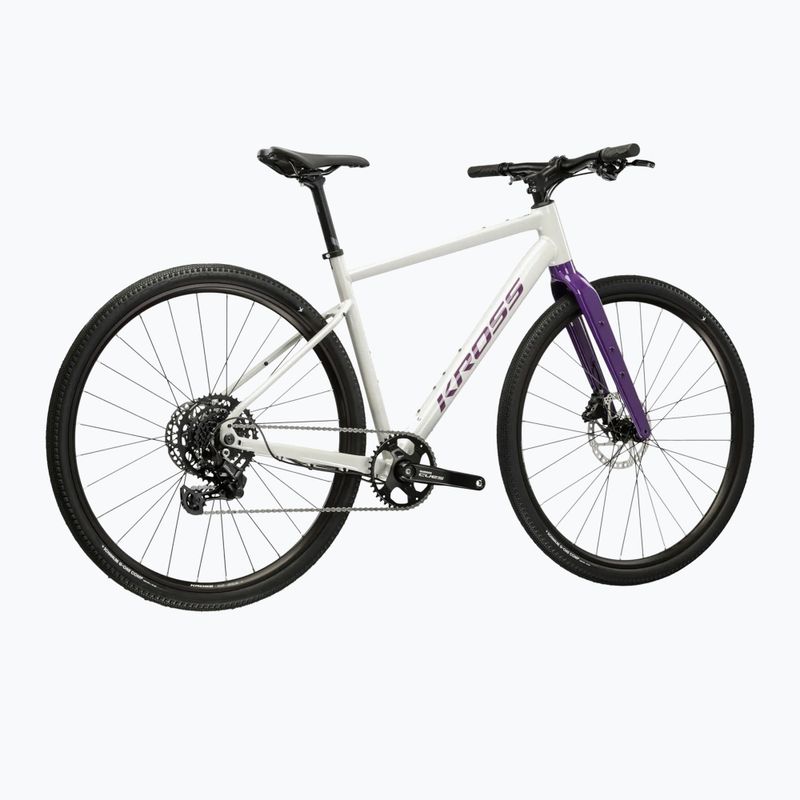 Гравел велосипед KROSS Esker 1.0 FL grey/purple/gloss 3