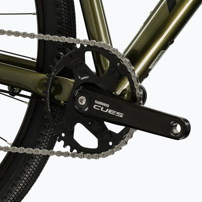 Гравел велосипед KROSS Esker 1.0 FL green/graphite/gloss 9