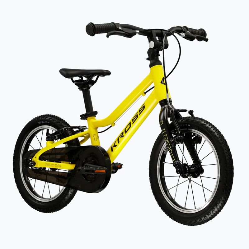Детски велосипед KROSS Liftie 14 yellow/black/matte 2