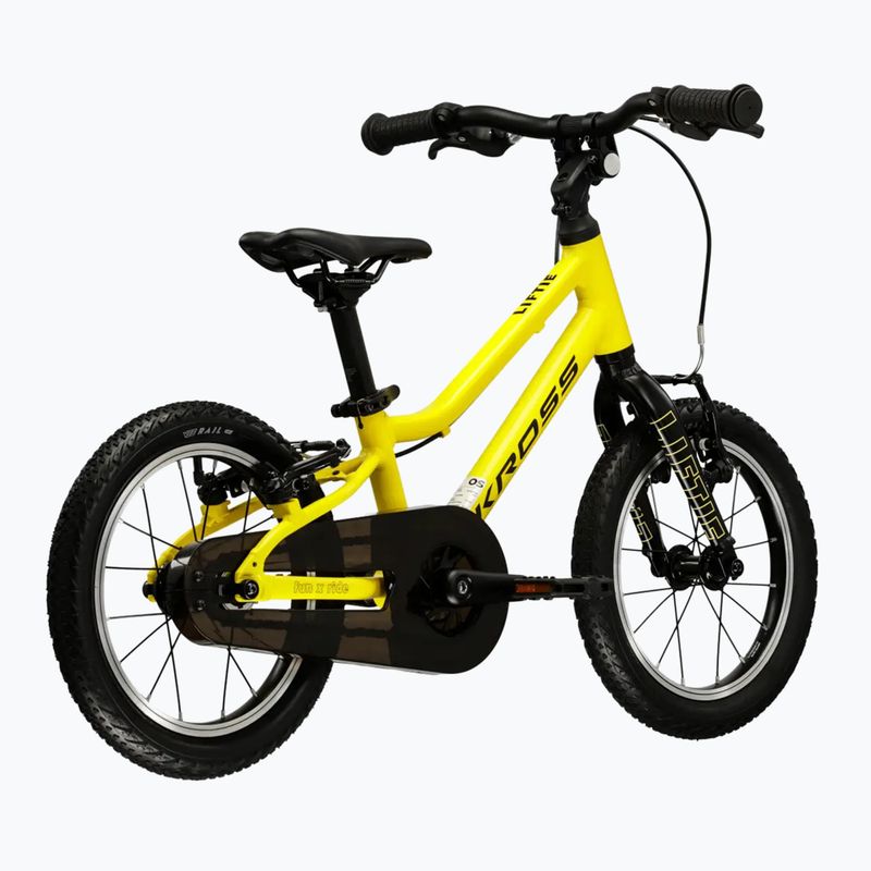 Детски велосипед KROSS Liftie 14 yellow/black/matte 3