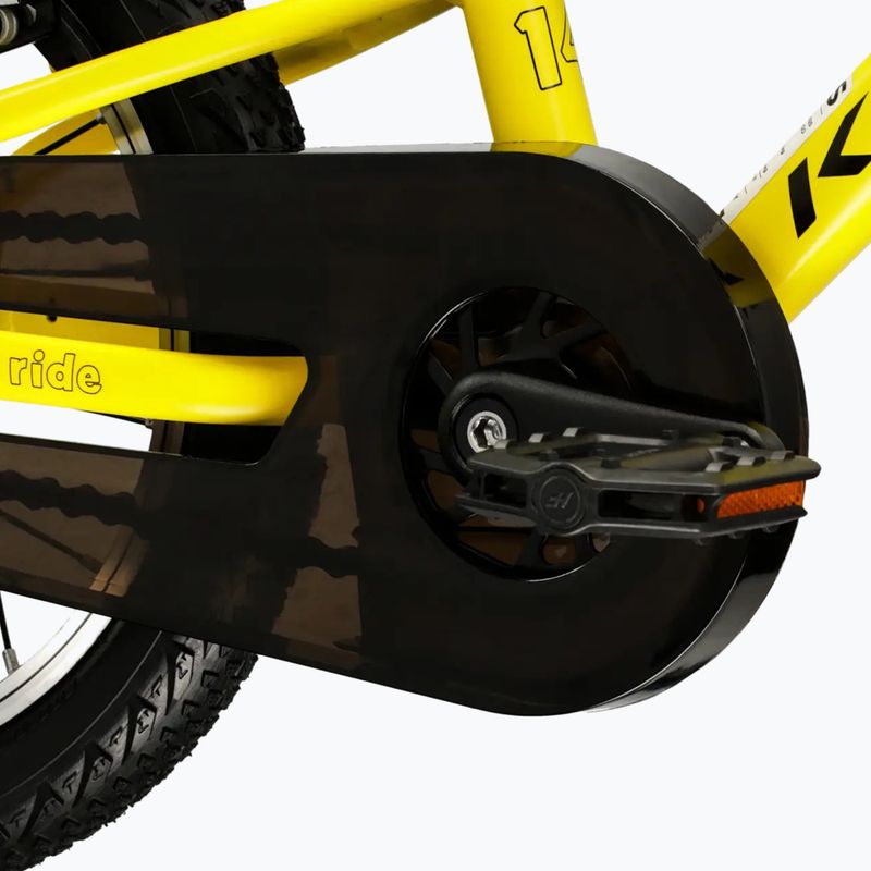 Детски велосипед KROSS Liftie 14 yellow/black/matte 8