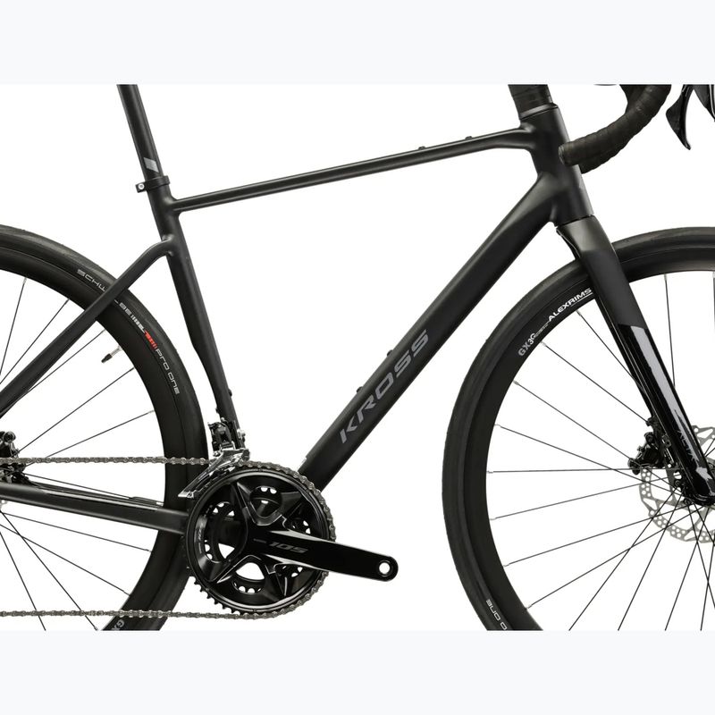 Шосеен велосипед KROSS Alta 4.0 black/graphite/matte 12