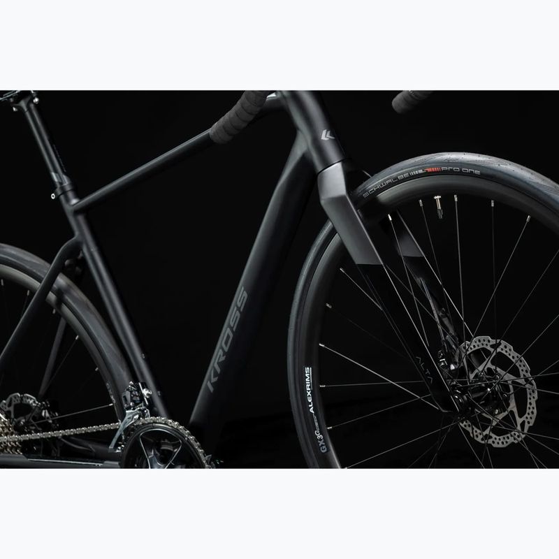Шосеен велосипед KROSS Alta 4.0 black/graphite/matte 16
