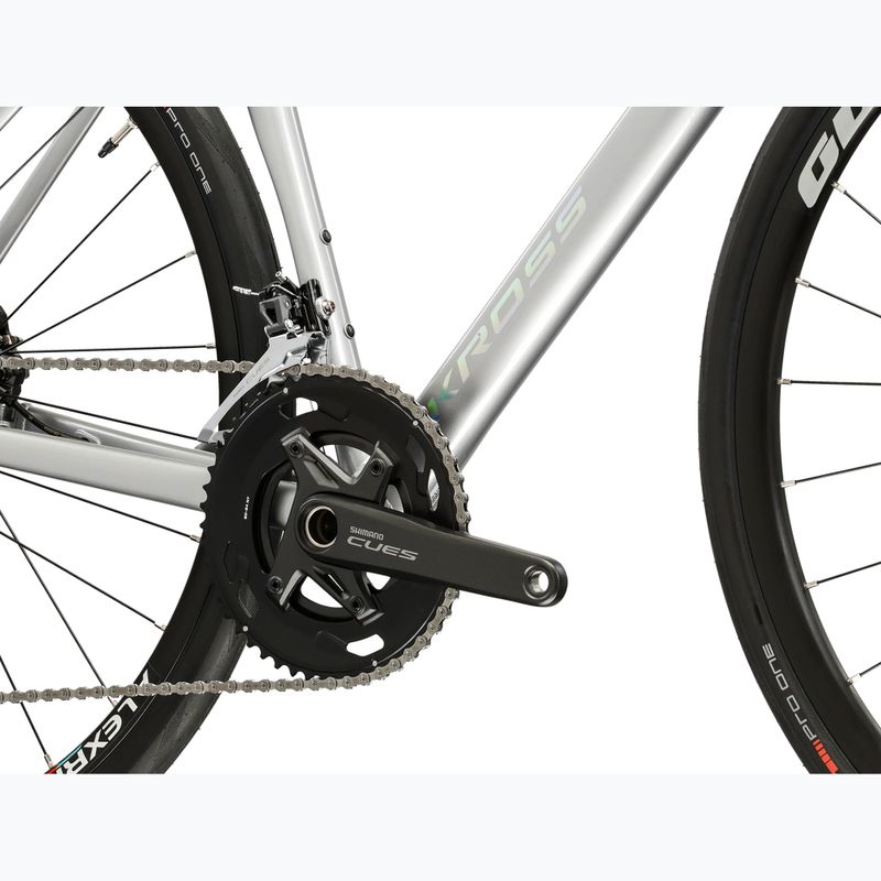 Шосеен велосипед KROSS Alta 2.0 silver/turquoise/gloss 8