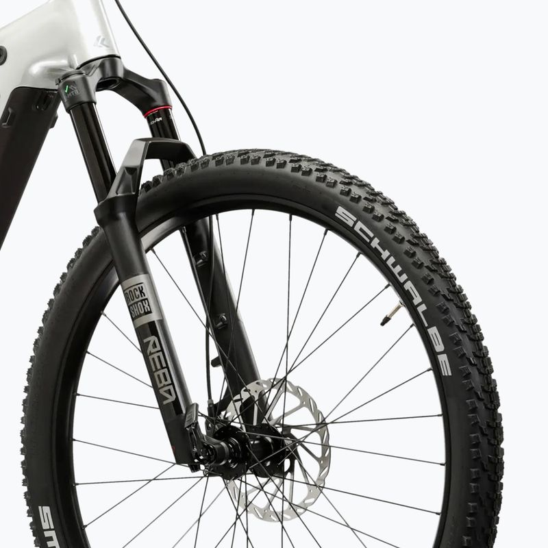 Дамски електрически велосипед KROSS Influx Hyb 5.0 29" el. 800 Wh silver/blue/gloss 6