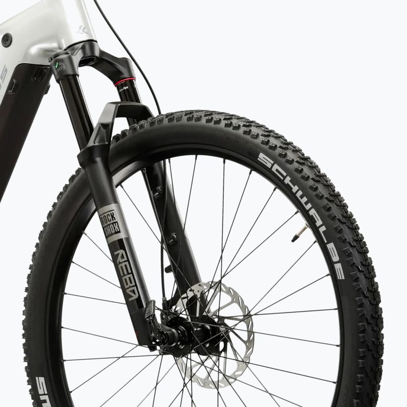 Дамски електрически велосипед KROSS Influx Hyb 5.0 W 27.5 el. 800 Wh silver/blue/gloss 6