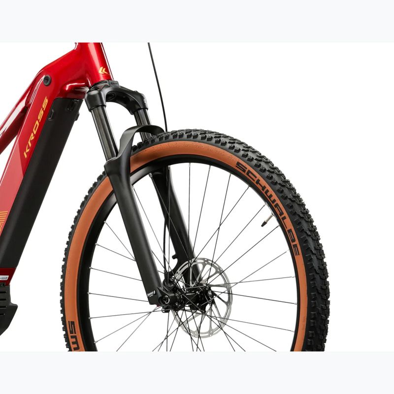 Дамски електрически велосипед KROSS Influx Hyb 4.0 W 29 el. 800 Wh ruby red/burgundy/glossy 6