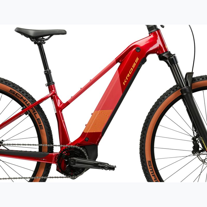 Дамски електрически велосипед KROSS Influx Hyb 4.0 W 29 el. 800 Wh ruby red/burgundy/glossy 12