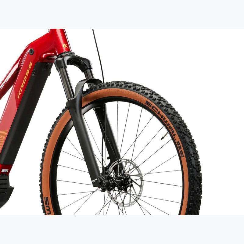 Дамски електрически велосипед KROSS Influx Hyb 4.0 W 27.5 el. 800 Wh ruby red/burgundy/glossy 6