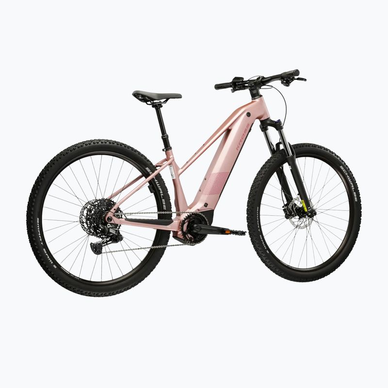 Дамски електрически велосипед KROSS Influx Hyb 3.0 29 el. 800 Wh pink/burgundy/matte 3