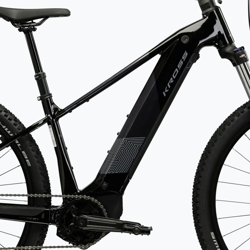 Електрически велосипед KROSS Influx Hyb 3.0 29 800 Wh black/graphite/gloss 12
