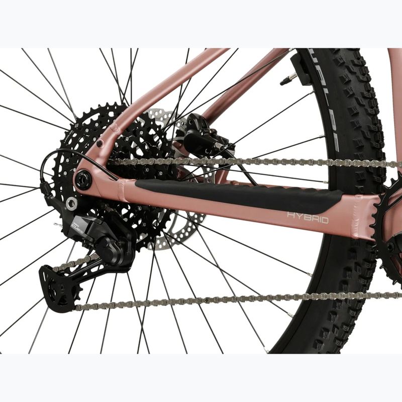 Дамски електрически велосипед KROSS Influx Hyb 3.0 27.5 l. 800 Wh pink/burgundy/matte 8