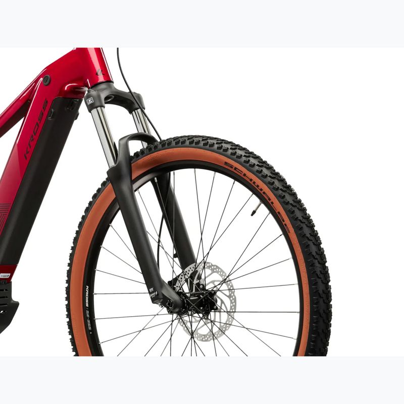 Електрически велосипед KROSS Influx Hyb 2.0 29 el. 600 Wh ruby/black/gloss 6