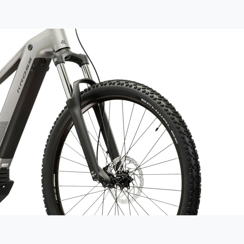 Електрически велосипед KROSS Influx Hyb 2.0 29 el. 600 Wh silver/black/matte 6