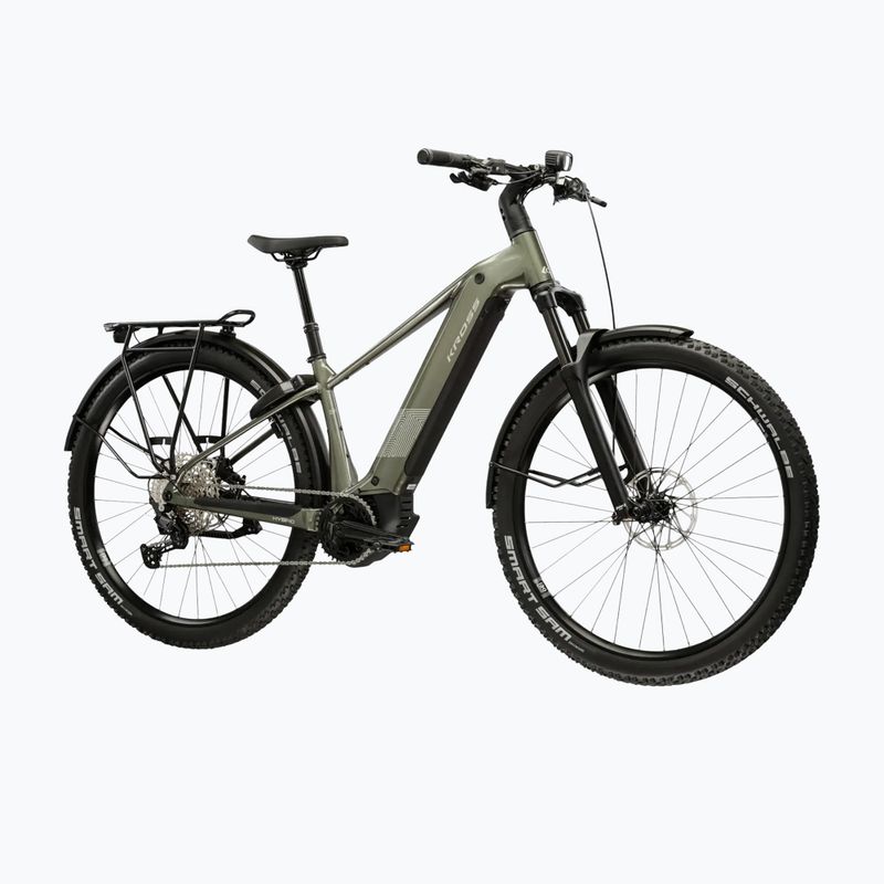 Електрически велосипед KROSS Influx Suv Hyb 4.0 800 29 el. graphite/beige/shiny 2