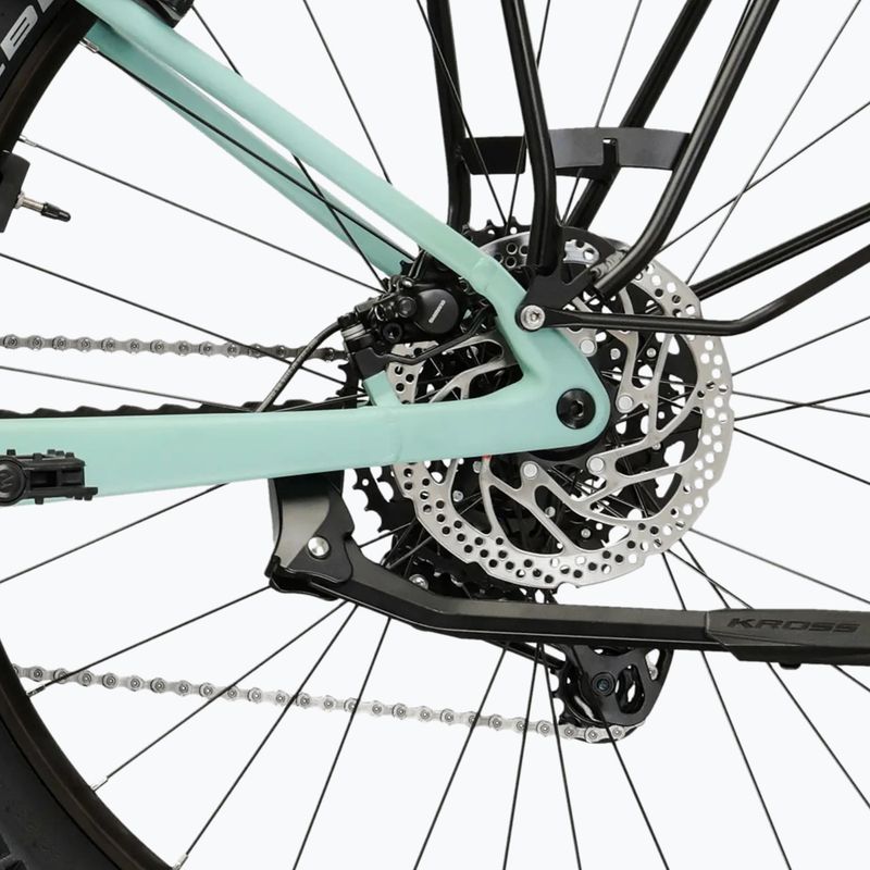 Електрически велосипед KROSS Influx Suv Hyb 3.0 29 800 Wh green/green/matte 11