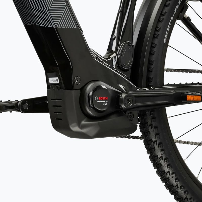 Електрически велосипед KROSS Influx Suv Hyb 3.0 29 800 Wh black/silver/gloss 10