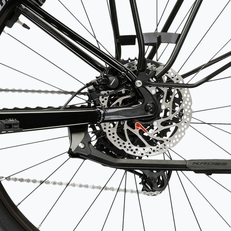 Електрически велосипед KROSS Influx Suv Hyb 3.0 29 800 Wh black/silver/gloss 11