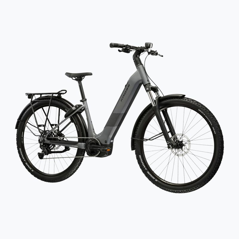 Електрически велосипед KROSS Influx Suv Hyb 2.0 600 29 el. grey/black/matte 2
