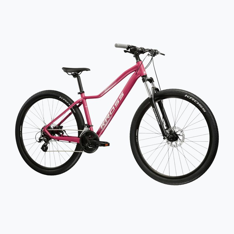 Дамски планински велосипед KROSS Lea 2.0 W 29 pink/silver/matte 2