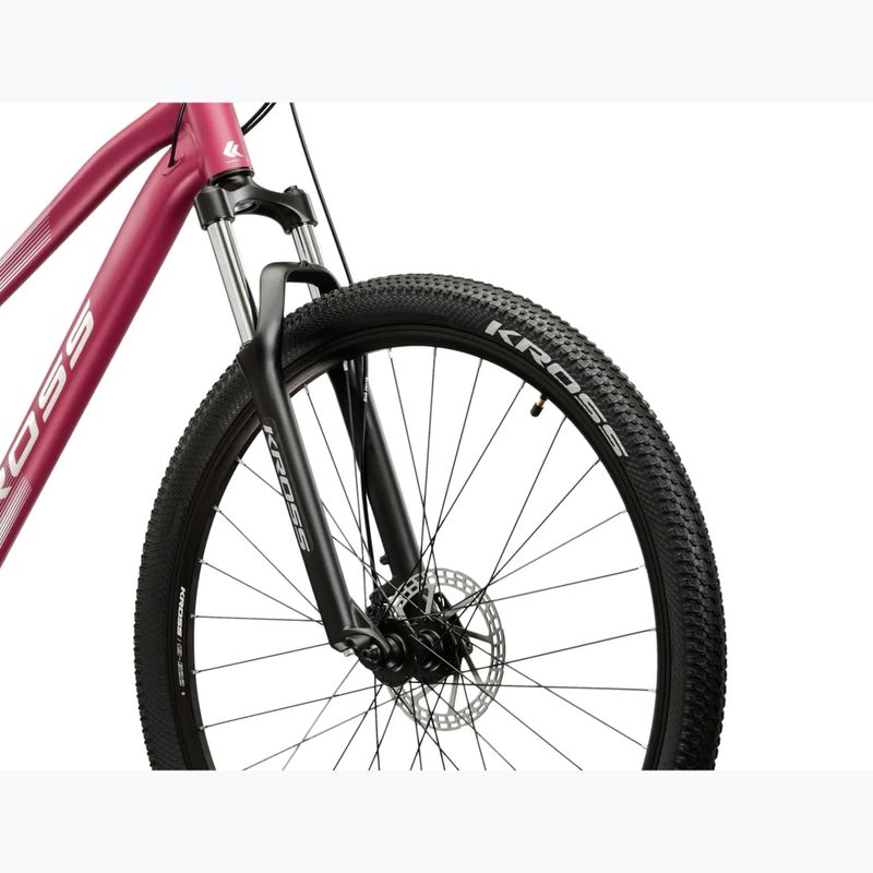 Дамски планински велосипед KROSS Lea 2.0 W 27.5 pink/silver/matte 5