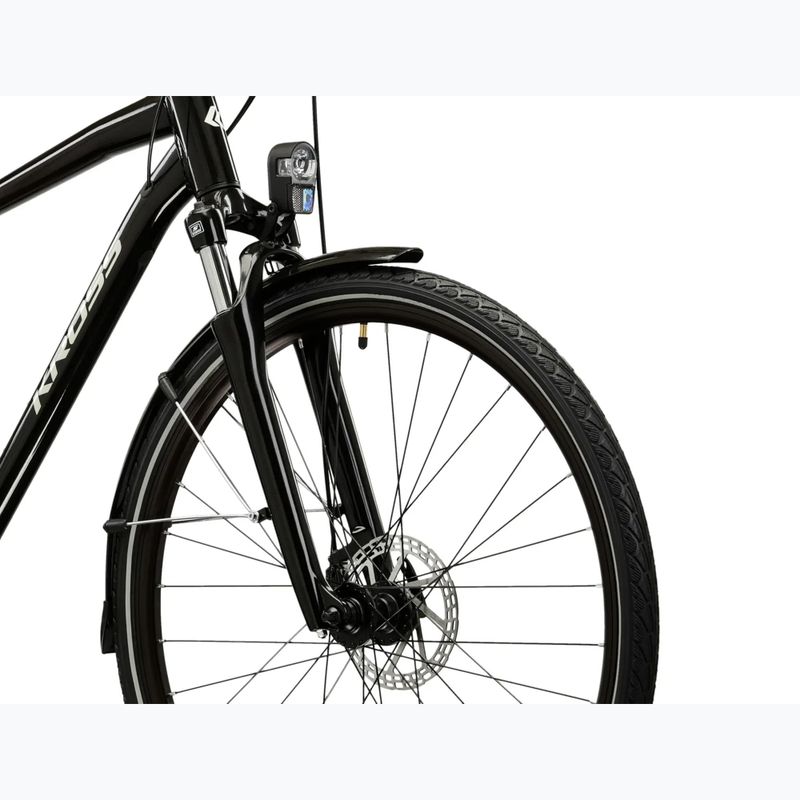 Трекинг велосипед KROSS Trans 3.0 black/grey/glossy 5
