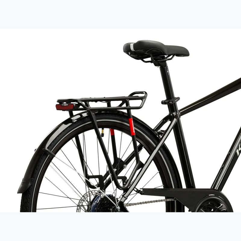 Трекинг велосипед KROSS Trans 3.0 black/grey/glossy 9