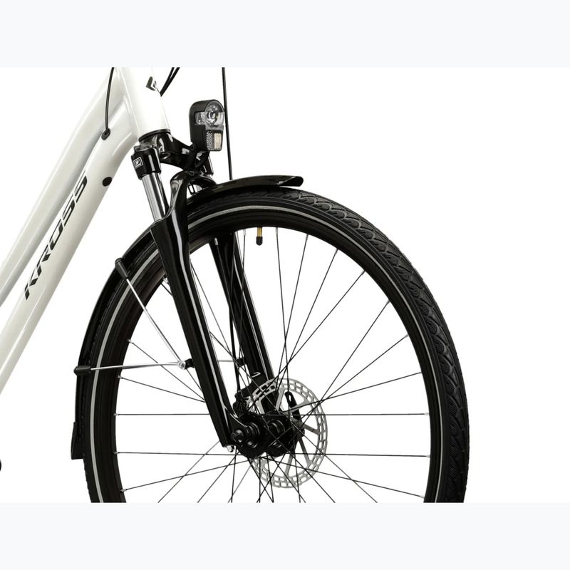Дамски трекинг велосипед KROSS Trans 3.0 pearl/black/gloss 5