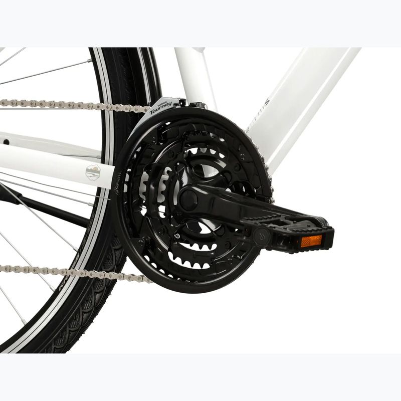 Дамски трекинг велосипед KROSS Trans 1.0 W white/grey/shiny 7