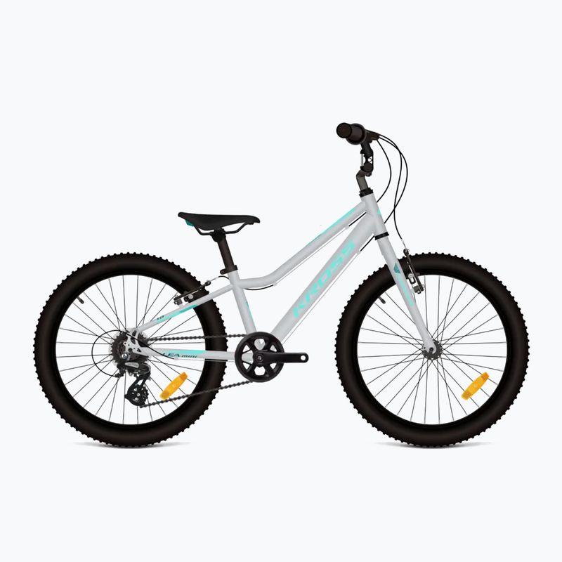 Детски велосипед KROSS Lea Mini 1.0 silver/turquoise/shiny