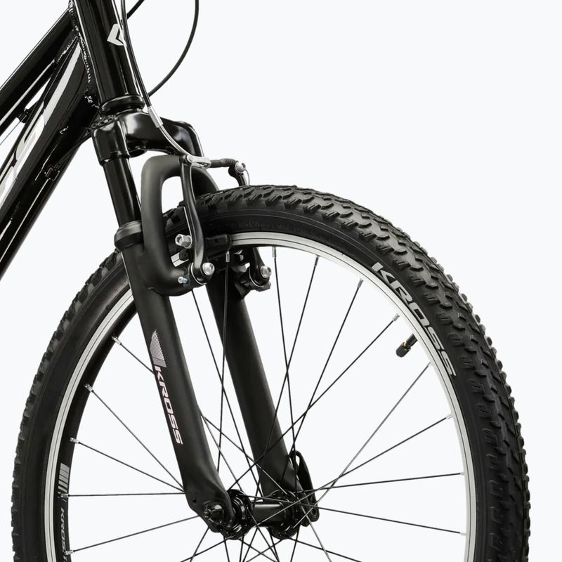 Детски велосипед KROSS Lea Jr 1.0 W black/silver/gloss 5