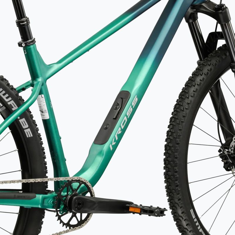 Планински велосипед KROSS Level X500 navy blue/turquoise/matte 10