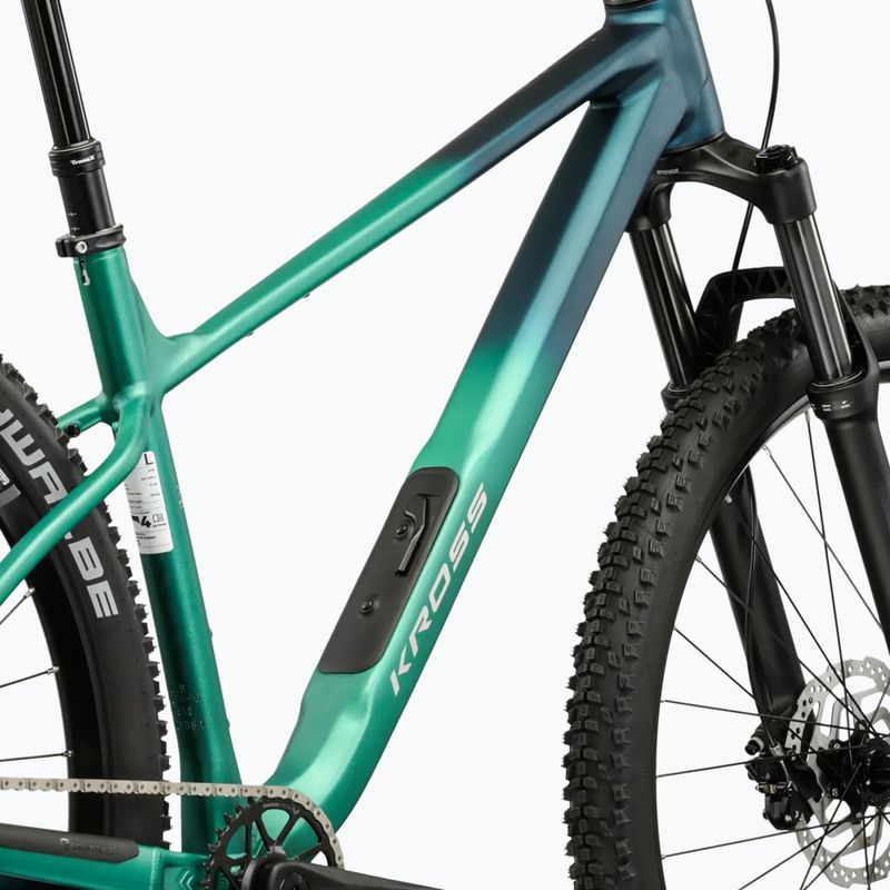 Планински велосипед KROSS Level X500 navy blue/turquoise/matte 11