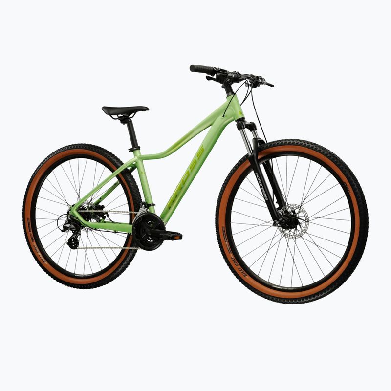 Дамски планински велосипед KROSS Lea X200 W 27.5 green/green/matte 2