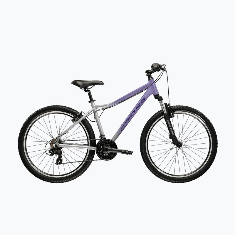 Дамски планински велосипед KROSS Lea X100 purple/silver/matte