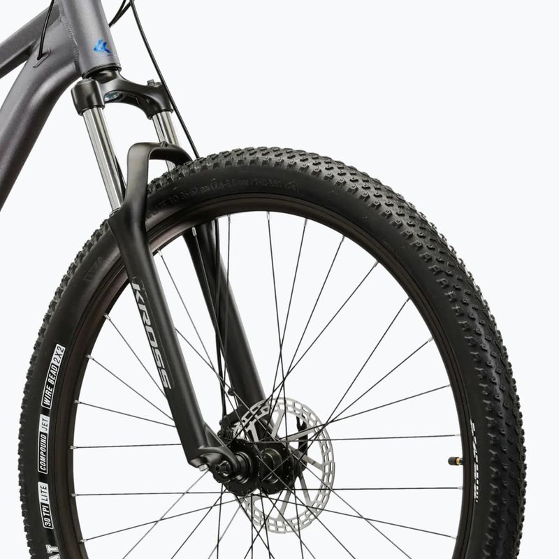Планински велосипед KROSS Hexagon X200 29“ gray/blue/matte 5