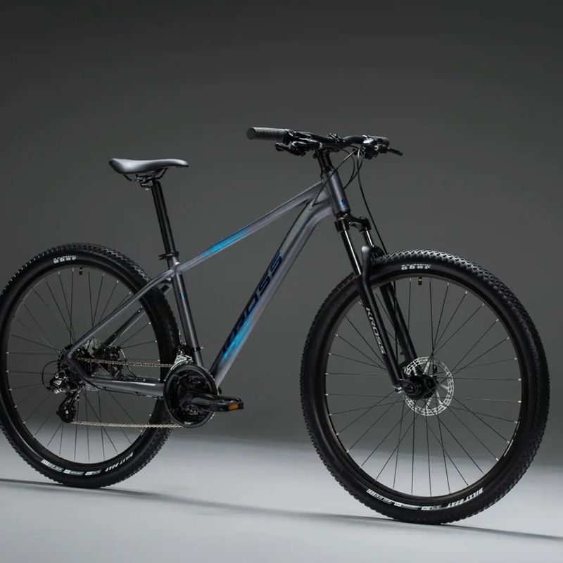 Планински велосипед KROSS Hexagon X200 29“ gray/blue/matte 10