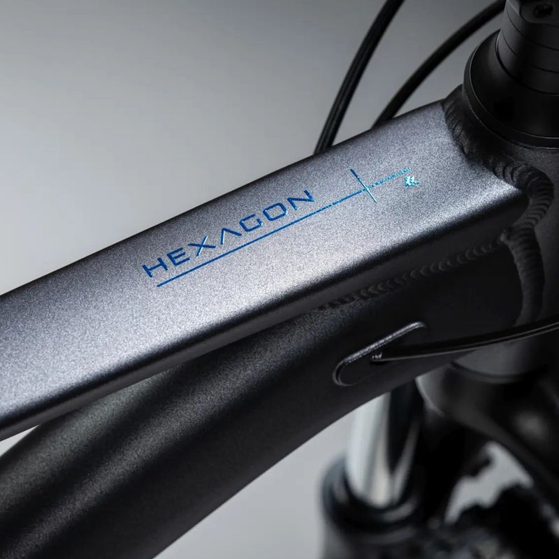 Планински велосипед KROSS Hexagon X200 29“ gray/blue/matte 14