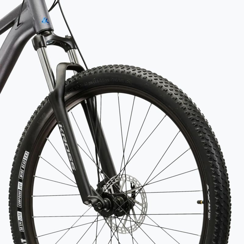 Планински велосипед KROSS Hexagon X200 27,5“ gray/blue/matte 5