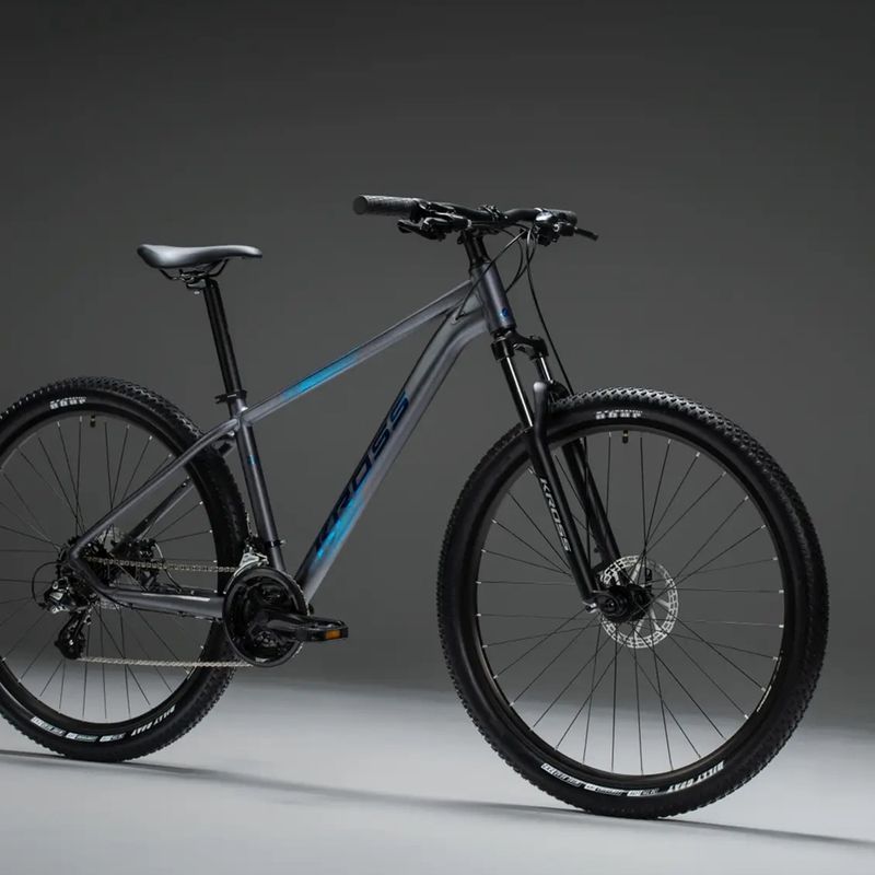 Планински велосипед KROSS Hexagon X200 27,5“ gray/blue/matte 12