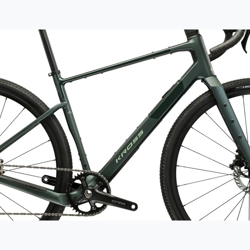 Гравел велосипед KROSS Esker ADV 1.0 green/matt 12